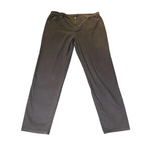 Eileen Fisher Women’s Blue/Gray Jeans XL Straight Leg‎ Organic Cotton Stretch